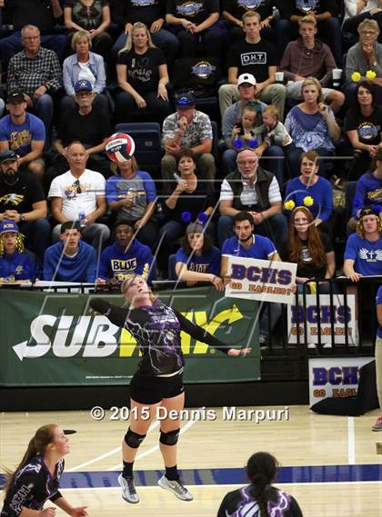 Thumbnail 3 in Mission Oak vs. Bakersfield Christian (CIF Central D3 Final) photogallery.