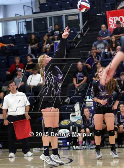 Thumbnail 1 in Mission Oak vs. Bakersfield Christian (CIF Central D3 Final) photogallery.