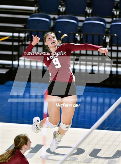 Thumbnail 2 in Cypress Creek vs. Heights (UIL Volleyball 6A Bi-District Playoff) photogallery.