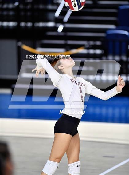 Thumbnail 1 in Cypress Creek vs. Heights (UIL Volleyball 6A Bi-District Playoff) photogallery.