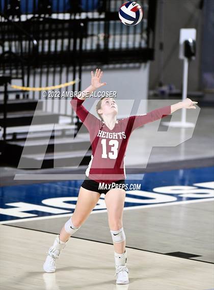Thumbnail 3 in Cypress Creek vs. Heights (UIL Volleyball 6A Bi-District Playoff) photogallery.