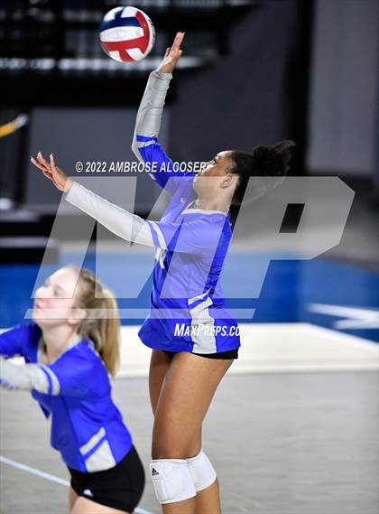 Thumbnail 2 in Cypress Creek vs. Heights (UIL Volleyball 6A Bi-District Playoff) photogallery.