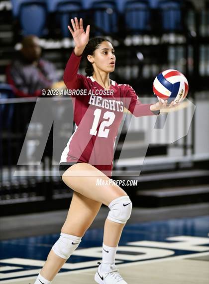 Thumbnail 3 in Cypress Creek vs. Heights (UIL Volleyball 6A Bi-District Playoff) photogallery.