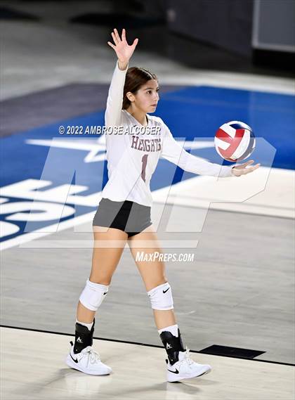 Thumbnail 3 in Cypress Creek vs. Heights (UIL Volleyball 6A Bi-District Playoff) photogallery.