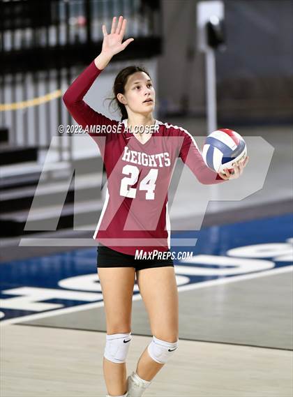 Thumbnail 3 in Cypress Creek vs. Heights (UIL Volleyball 6A Bi-District Playoff) photogallery.