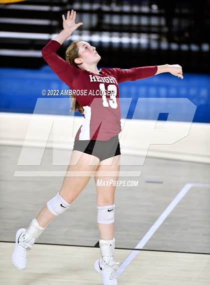 Thumbnail 3 in Cypress Creek vs. Heights (UIL Volleyball 6A Bi-District Playoff) photogallery.
