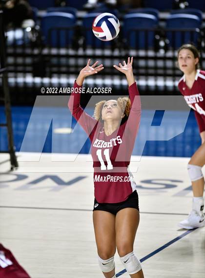 Thumbnail 1 in Cypress Creek vs. Heights (UIL Volleyball 6A Bi-District Playoff) photogallery.