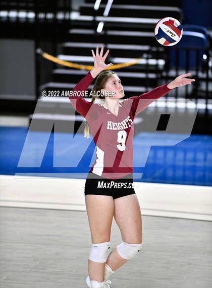 Thumbnail 2 in Cypress Creek vs. Heights (UIL Volleyball 6A Bi-District Playoff) photogallery.