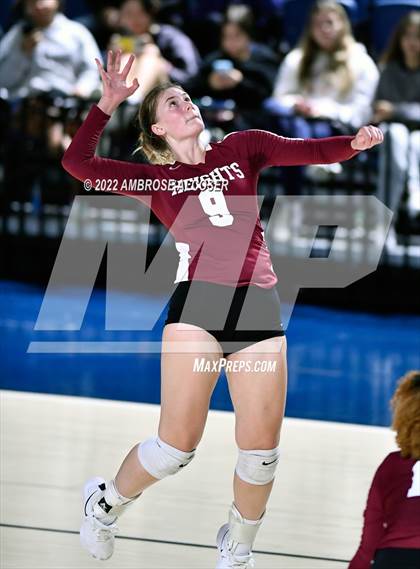 Thumbnail 3 in Cypress Creek vs. Heights (UIL Volleyball 6A Bi-District Playoff) photogallery.
