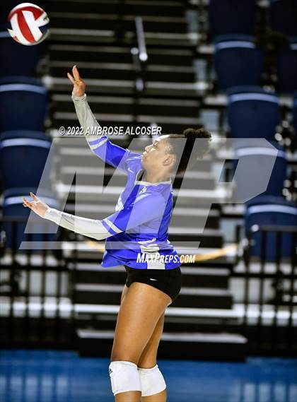 Thumbnail 2 in Cypress Creek vs. Heights (UIL Volleyball 6A Bi-District Playoff) photogallery.