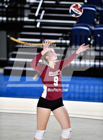 Thumbnail 3 in Cypress Creek vs. Heights (UIL Volleyball 6A Bi-District Playoff) photogallery.