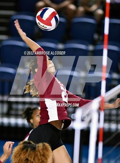 Thumbnail 3 in Cypress Creek vs. Heights (UIL Volleyball 6A Bi-District Playoff) photogallery.