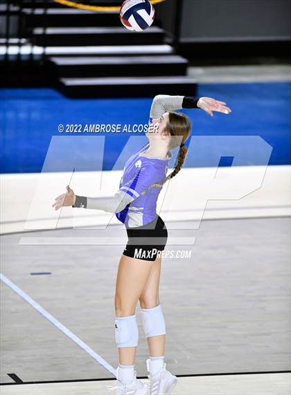 Thumbnail 3 in Cypress Creek vs. Heights (UIL Volleyball 6A Bi-District Playoff) photogallery.