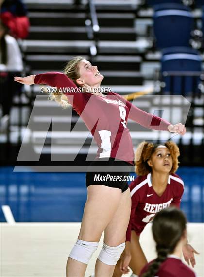 Thumbnail 3 in Cypress Creek vs. Heights (UIL Volleyball 6A Bi-District Playoff) photogallery.