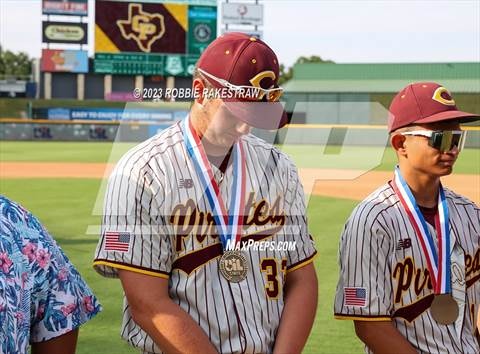 Photo 1 in the Collinsville @ Harleton (UIL 2A Baseball State Semifinal  Medal Ceremony) Photo Gallery (43 Photos)