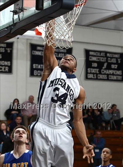 Thumbnail 1 in Immaculate vs. Gilbert (CIAC Class S Quarterfinal) photogallery.