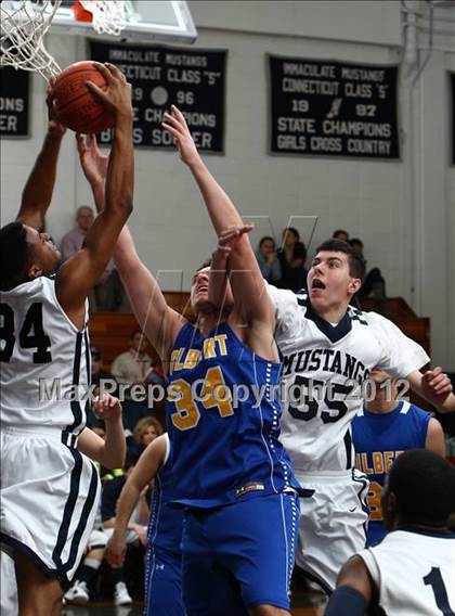 Thumbnail 1 in Immaculate vs. Gilbert (CIAC Class S Quarterfinal) photogallery.