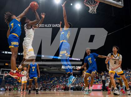 Thumbnail 1 in Oak Cliff Faith Family Academy vs Washington (UIL 5A Basketball Final) photogallery.