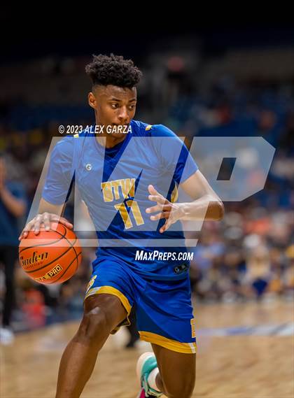 Thumbnail 1 in Oak Cliff Faith Family Academy vs Washington (UIL 5A Basketball Final) photogallery.