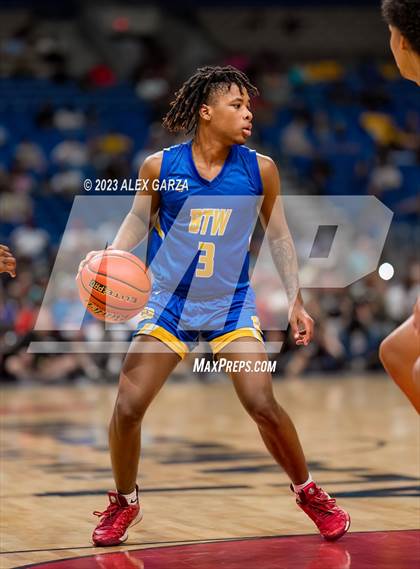 Thumbnail 1 in Oak Cliff Faith Family Academy vs Washington (UIL 5A Basketball Final) photogallery.