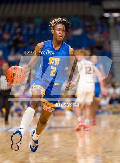 Thumbnail 1 in Oak Cliff Faith Family Academy vs Washington (UIL 5A Basketball Final) photogallery.
