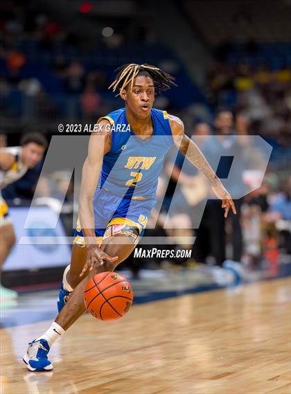 Thumbnail 1 in Oak Cliff Faith Family Academy vs Washington (UIL 5A Basketball Final) photogallery.