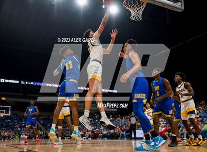 Thumbnail 3 in Oak Cliff Faith Family Academy vs Washington (UIL 5A Basketball Final) photogallery.