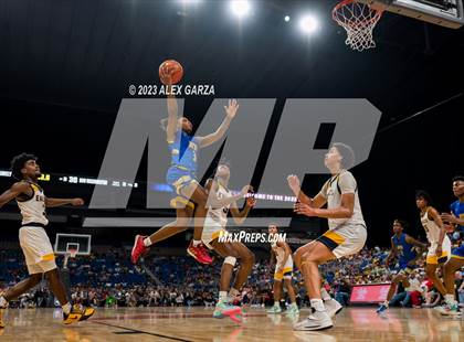 Thumbnail 1 in Oak Cliff Faith Family Academy vs Washington (UIL 5A Basketball Final) photogallery.