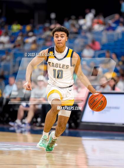 Thumbnail 1 in Oak Cliff Faith Family Academy vs Washington (UIL 5A Basketball Final) photogallery.