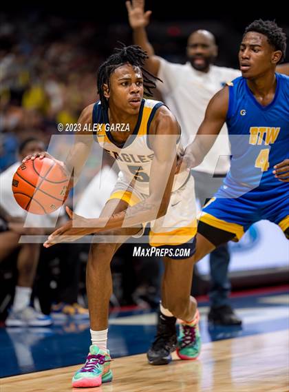 Thumbnail 3 in Oak Cliff Faith Family Academy vs Washington (UIL 5A Basketball Final) photogallery.
