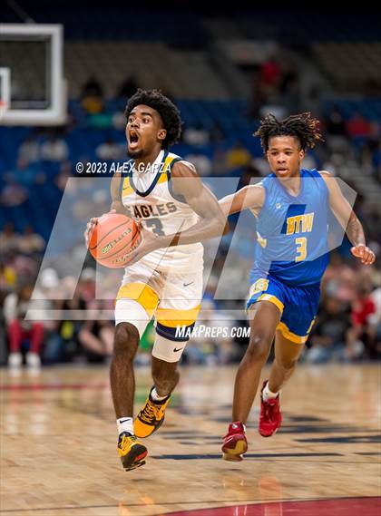 Thumbnail 1 in Oak Cliff Faith Family Academy vs Washington (UIL 5A Basketball Final) photogallery.