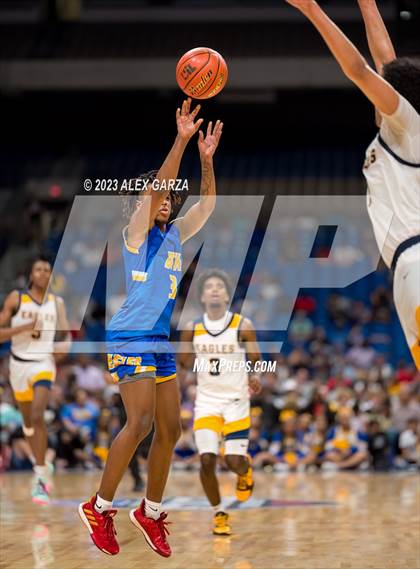 Thumbnail 2 in Oak Cliff Faith Family Academy vs Washington (UIL 5A Basketball Final) photogallery.