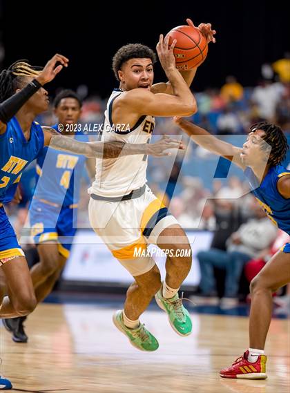 Thumbnail 2 in Oak Cliff Faith Family Academy vs Washington (UIL 5A Basketball Final) photogallery.