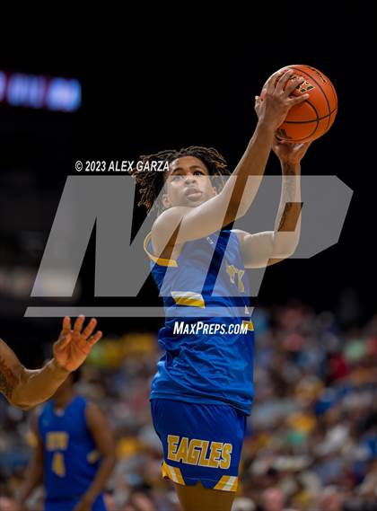 Thumbnail 3 in Oak Cliff Faith Family Academy vs Washington (UIL 5A Basketball Final) photogallery.