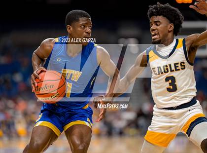 Thumbnail 1 in Oak Cliff Faith Family Academy vs Washington (UIL 5A Basketball Final) photogallery.