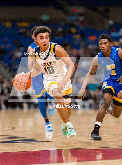 Thumbnail 2 in Oak Cliff Faith Family Academy vs Washington (UIL 5A Basketball Final) photogallery.