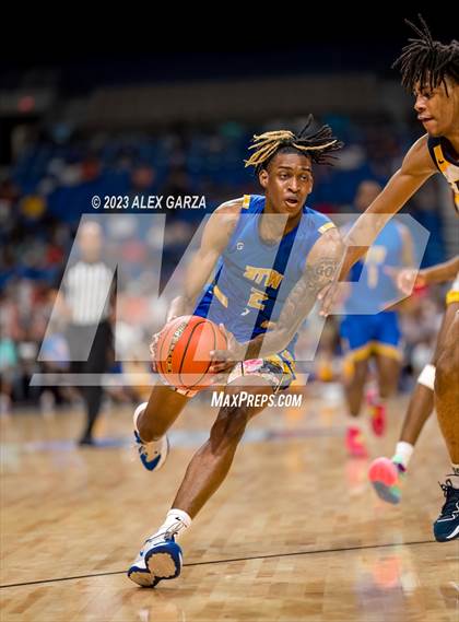 Thumbnail 1 in Oak Cliff Faith Family Academy vs Washington (UIL 5A Basketball Final) photogallery.