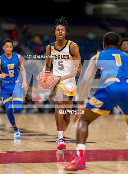 Thumbnail 1 in Oak Cliff Faith Family Academy vs Washington (UIL 5A Basketball Final) photogallery.
