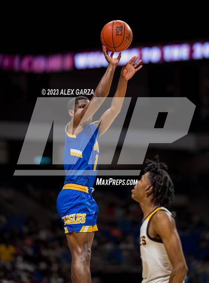 Thumbnail 2 in Oak Cliff Faith Family Academy vs Washington (UIL 5A Basketball Final) photogallery.