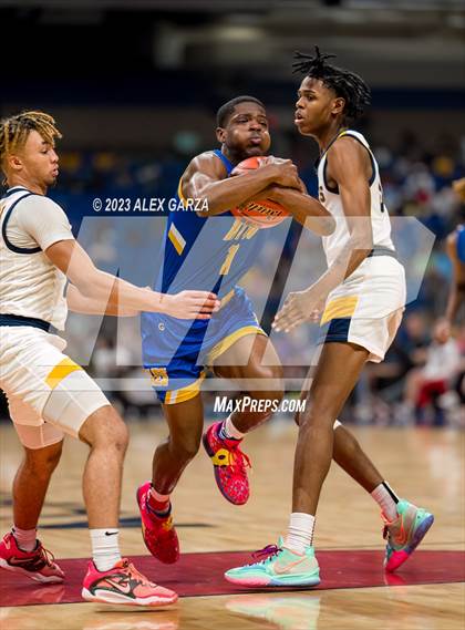 Thumbnail 1 in Oak Cliff Faith Family Academy vs Washington (UIL 5A Basketball Final) photogallery.