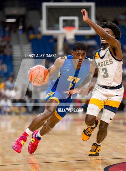 Thumbnail 1 in Oak Cliff Faith Family Academy vs Washington (UIL 5A Basketball Final) photogallery.