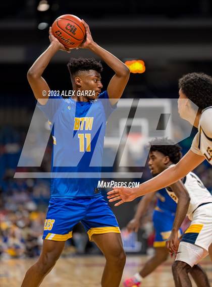 Thumbnail 1 in Oak Cliff Faith Family Academy vs Washington (UIL 5A Basketball Final) photogallery.