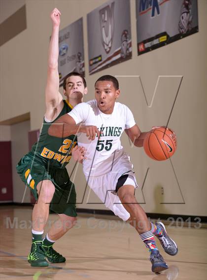 Thumbnail 2 in St. Edward vs. Sunnyslope (MaxPreps Holiday Classic) photogallery.