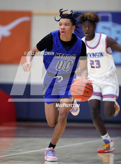 Thumbnail 2 in Hebron vs. Dickinson (McDonald's Texas Invitational) photogallery.