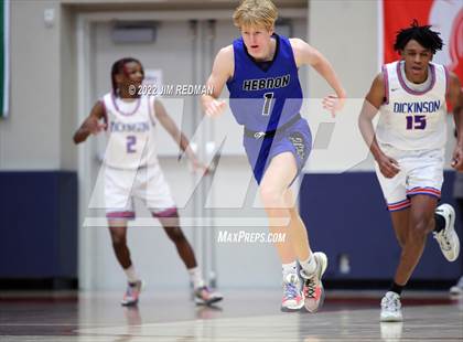 Thumbnail 3 in Hebron vs. Dickinson (McDonald's Texas Invitational) photogallery.