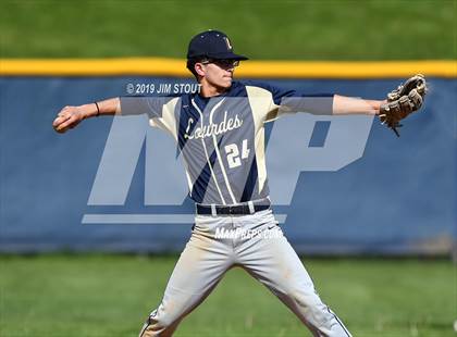 Thumbnail 3 in Lourdes @ Byram Hills (Section 1 Class A 1st Round) photogallery.