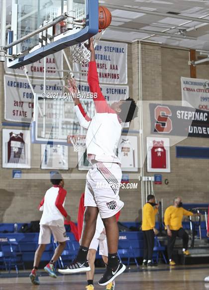Thumbnail 2 in Nazareth vs LaSalle Academy (CHSAA Spring Tournament) photogallery.