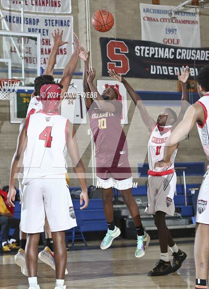 Thumbnail 1 in Nazareth vs LaSalle Academy (CHSAA Spring Tournament) photogallery.