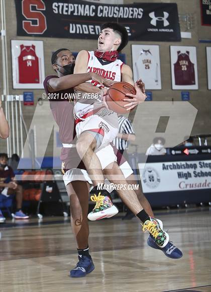 Thumbnail 1 in Nazareth vs LaSalle Academy (CHSAA Spring Tournament) photogallery.