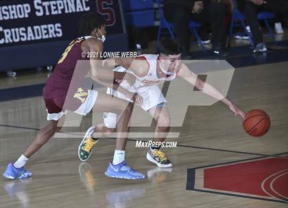 Thumbnail 3 in Nazareth vs LaSalle Academy (CHSAA Spring Tournament) photogallery.
